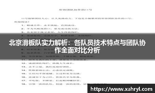 北京滑板队实力解析：各队员技术特点与团队协作全面对比分析